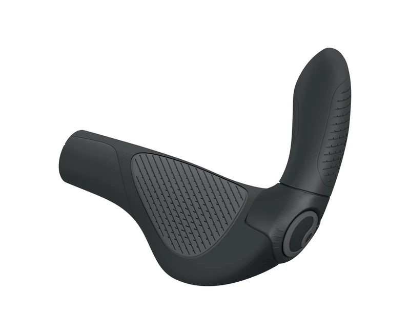 Ergon GP4 EVO Bicycle Grips with built in Bar Ends, Black, Large