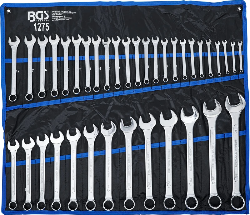 BGS 1275 | Combination Spanner Set | 6 - 32 mm | 37 pcs.