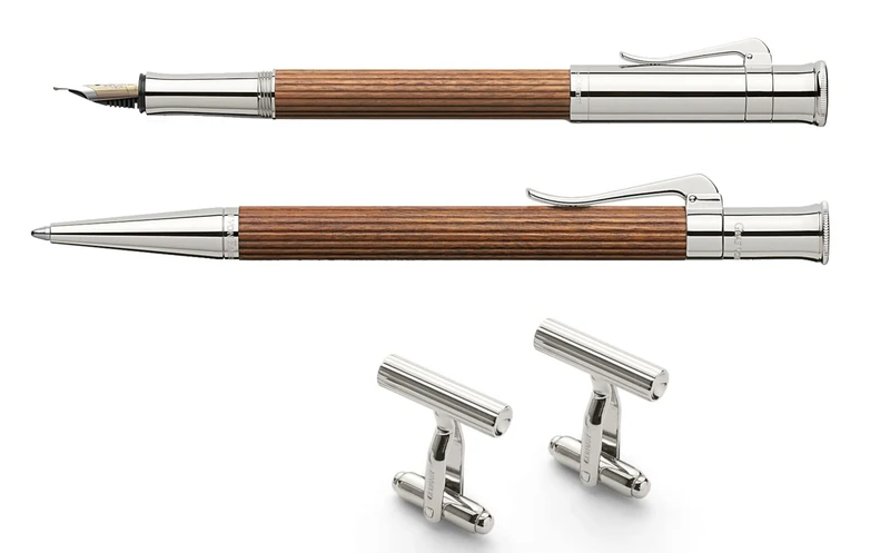 Graf von Faber-Castell Pernambuk Pen Set with Cufflinks