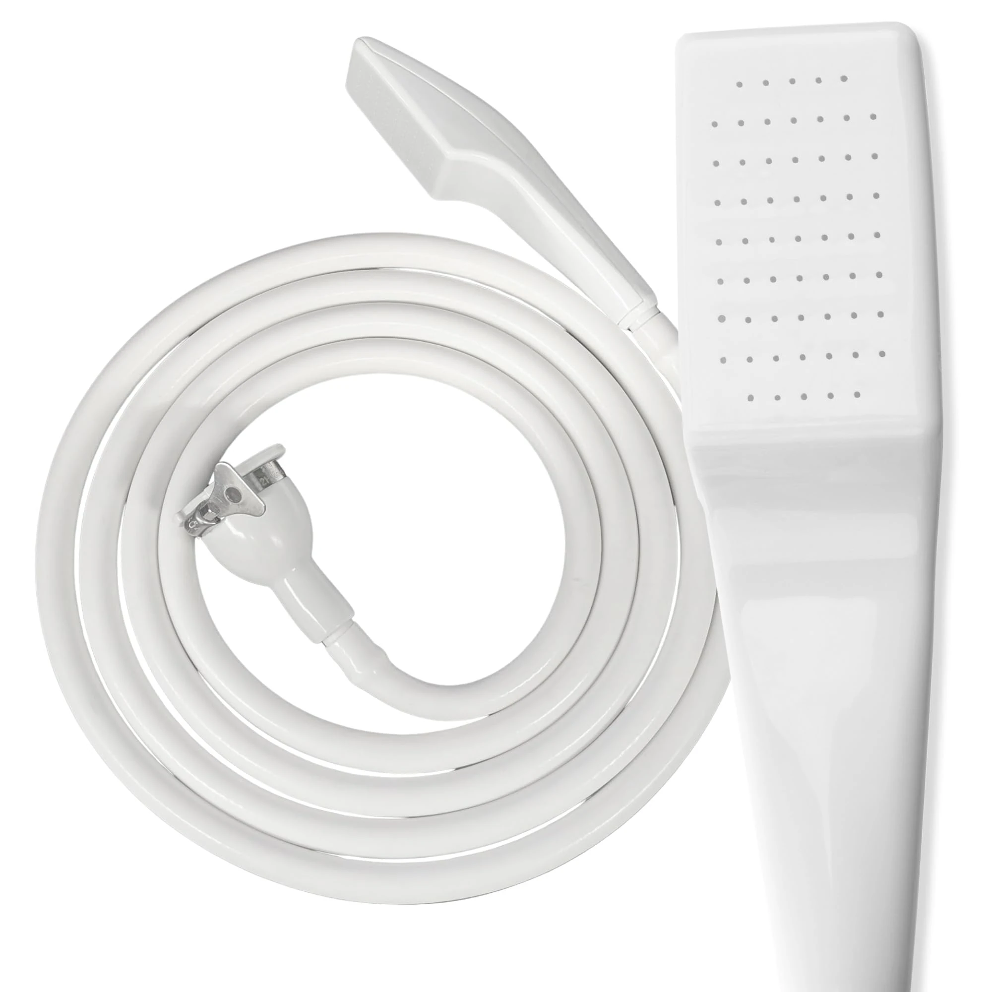 Kobe Professional Shower Head and Extra Long Hose Set for Bath Taps/Tap Shower Attachment - Secure Fit Clamp Included - Perfect Portable Shower/Portable Dog Shower - 3m Hose