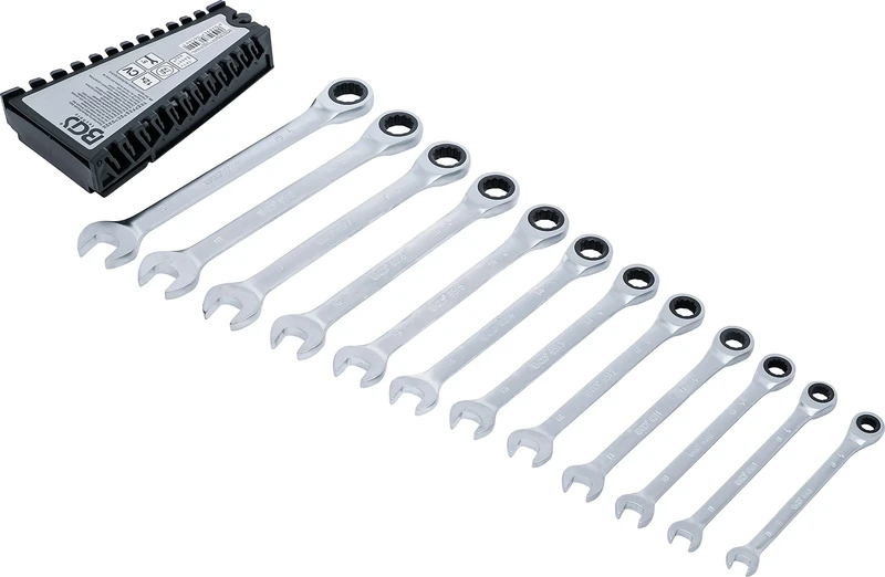BGS 6544 | Ratchet Combination Wrench Set | 8 - 19 mm | 12 pcs.