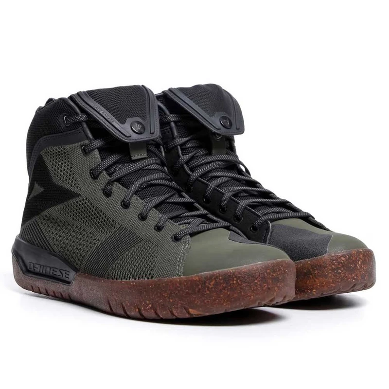 Dainese Metractive Air Shoes, Motorbike Summer Sneakers, Men, Grape-Leaf/Black/Natural-Rubber, 45