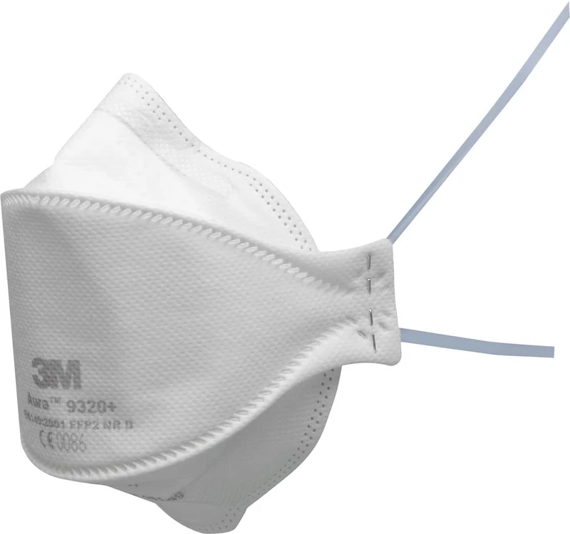 3M™ Aura™ Particulate Respirator, FFP2, Unvalved, 9320+, 20 Masks per Pack