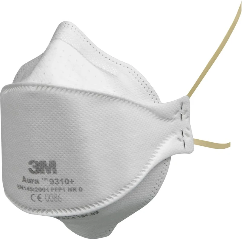 3M Aura Particulate Respirator, FFP1, Unvalved, 9310+, 20 Masks per Pack