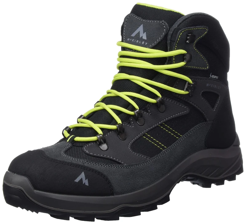 Mckinley Men's Messina Climbing Shoe, Anthracite/Greenlime, 12.5 UK