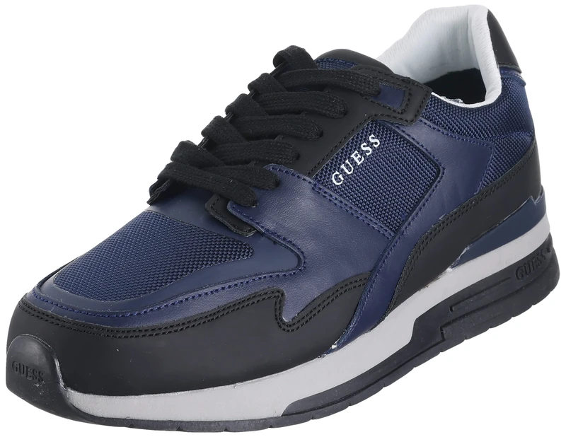 GUESS Men's Enna Trainers, Navy, 9 UK