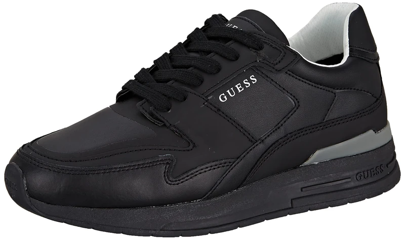 GUESS Men's Enna Sneaker, Black, 11 UK
