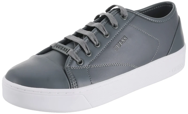 GUESS Men's Udine Carryover Sneaker, Gray, 11 UK