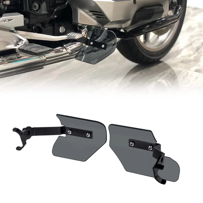 PANICAL Foot Deflector Lower Baffle Windshield Faring Feet Down Air Deflector Spoiler for Honda Gold Wing GL1800 GL1800B F6B DCT Tour AIRBAG 2018-2024 Smokey Gray