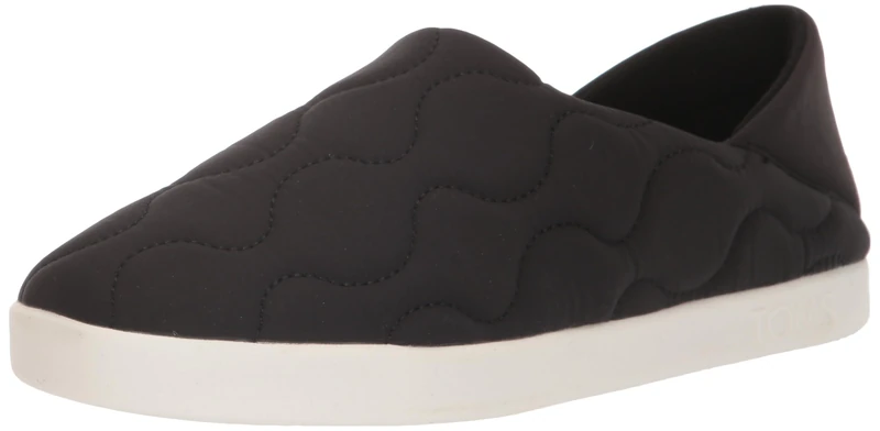 TOMS Men's Ezra Slipper , Black Quilted Cotton Ripstop,7 UK - Image 1