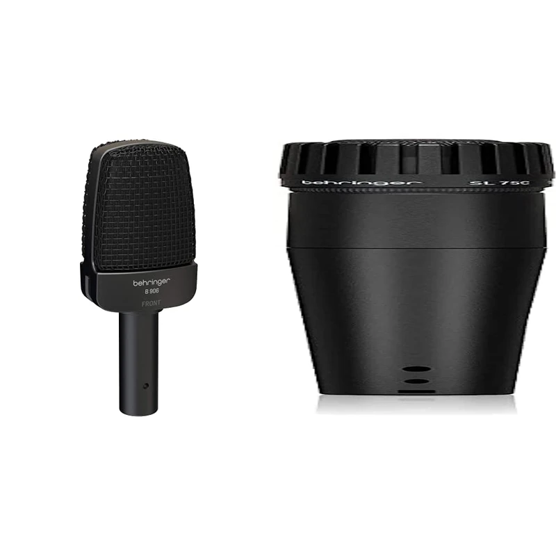 Behringer B 906 Dynamic Microphone for Instrument and Vocal Applications & SL 75C Dynamic Cardioid Microphone