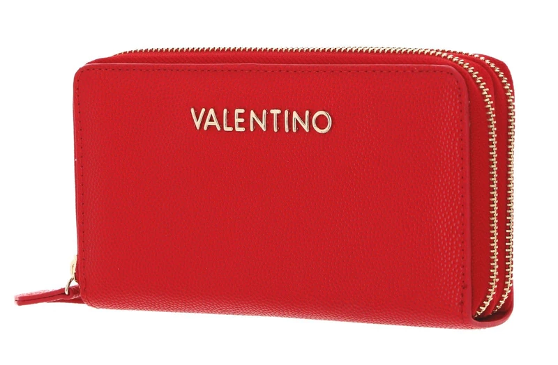 Valentino Women's Divine Zip Around Wallet, red, One Size