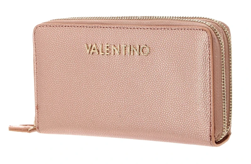 Valentino Women's Divine Zip Around Wallet, Rose Gold, One Size