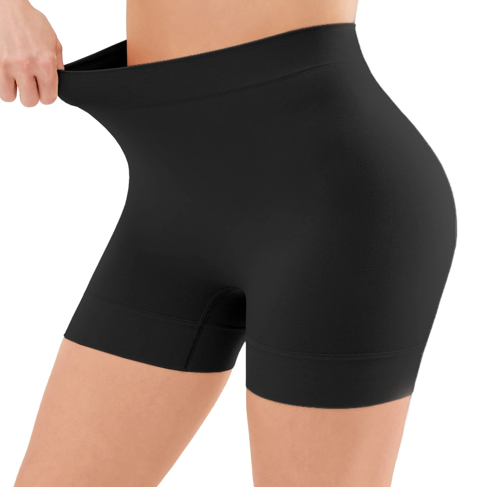 YADIFEN Chaffing Shorts for Women Anti Chafe Shorts Ladies Boxer Underwear Lycra Slip Short Seamless Briefs for Under Skirts Black XXL