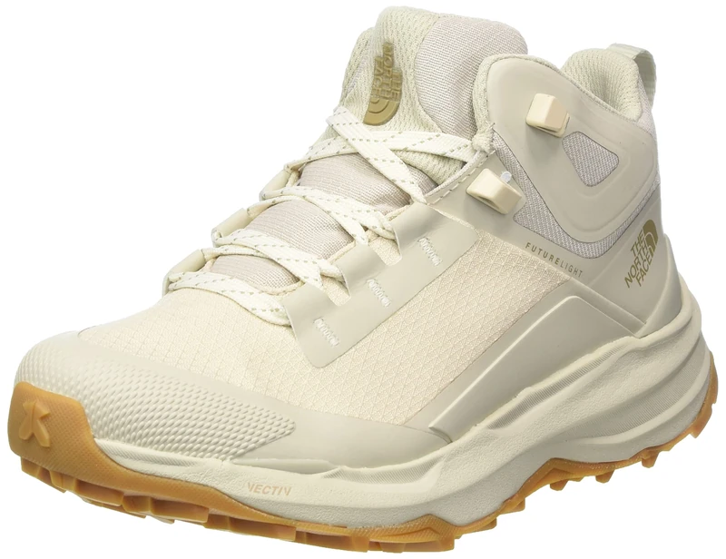 THE NORTH FACE Women's Vectiv Exploris 2 Mid Futurelight Sneaker, Sandstone Gardenia White, 7 UK