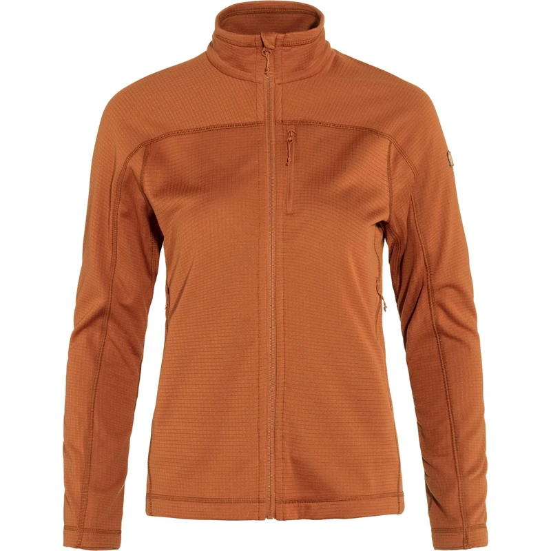 Fjallraven 87142-243 Abisko Lite Fleece Jacket W Jacket Women's Terracotta Brown Size S