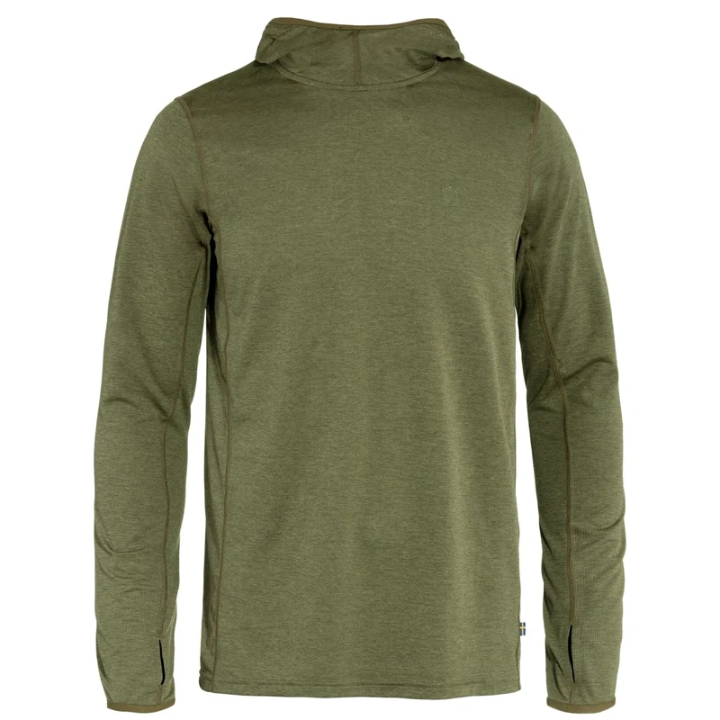Fjallraven 87199-620 Abisko Sun-Hoodie M T-Shirt Men's Green Size M