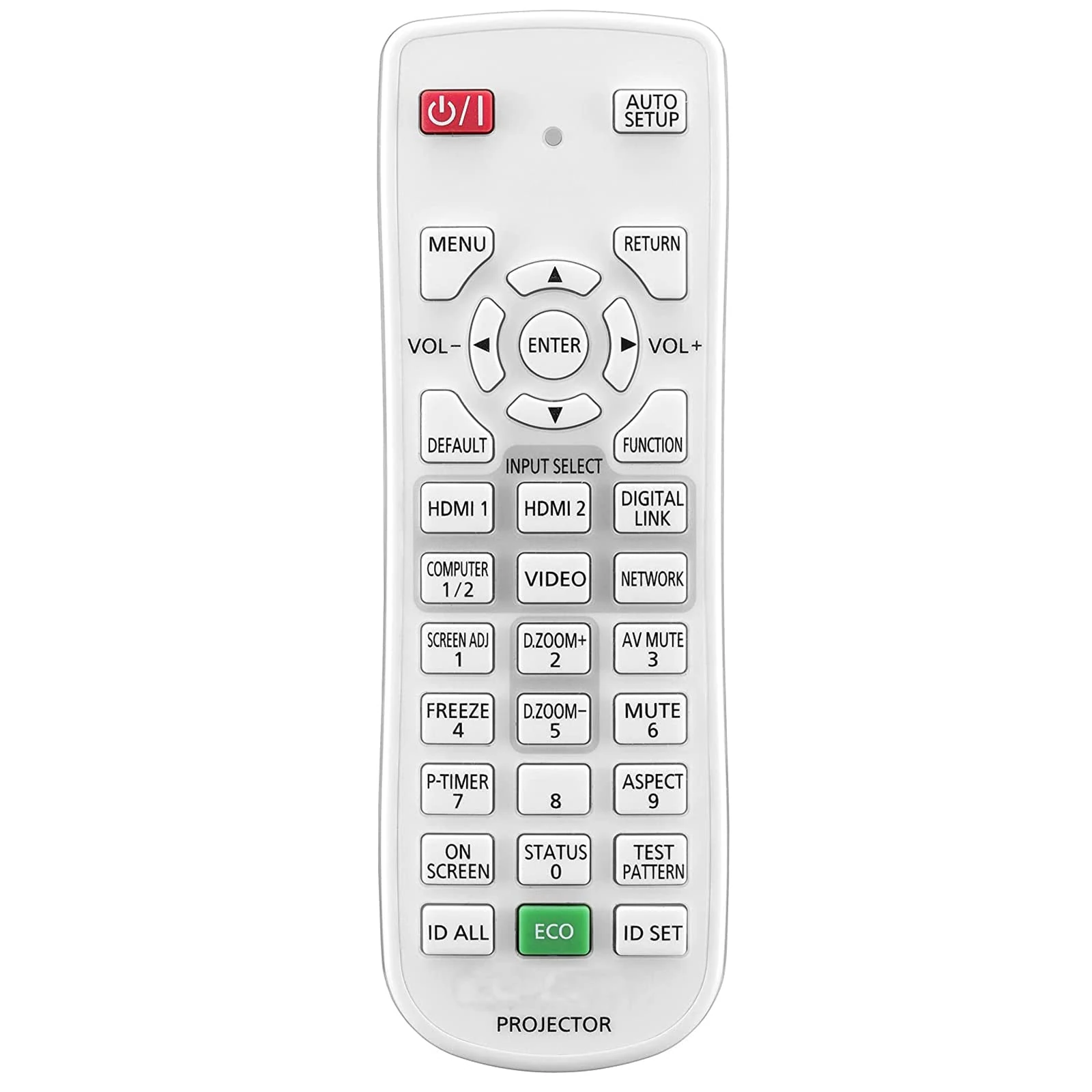 VINABTY N2QAYA000126 Replacement Remote Control Compatible with Panasonic Projectors PT-FW530C,PT-FZ570C,PT-FD570,PT-EZ570,PT-EZ570E,PT-FW530,PT-FX500,PT-FZ570,PT-RZ570