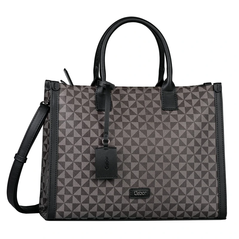 Gabor Bags Barina Women's Shoulder Bag Handbag Small Black, Mixed Black, 36x15x27,5, Modern