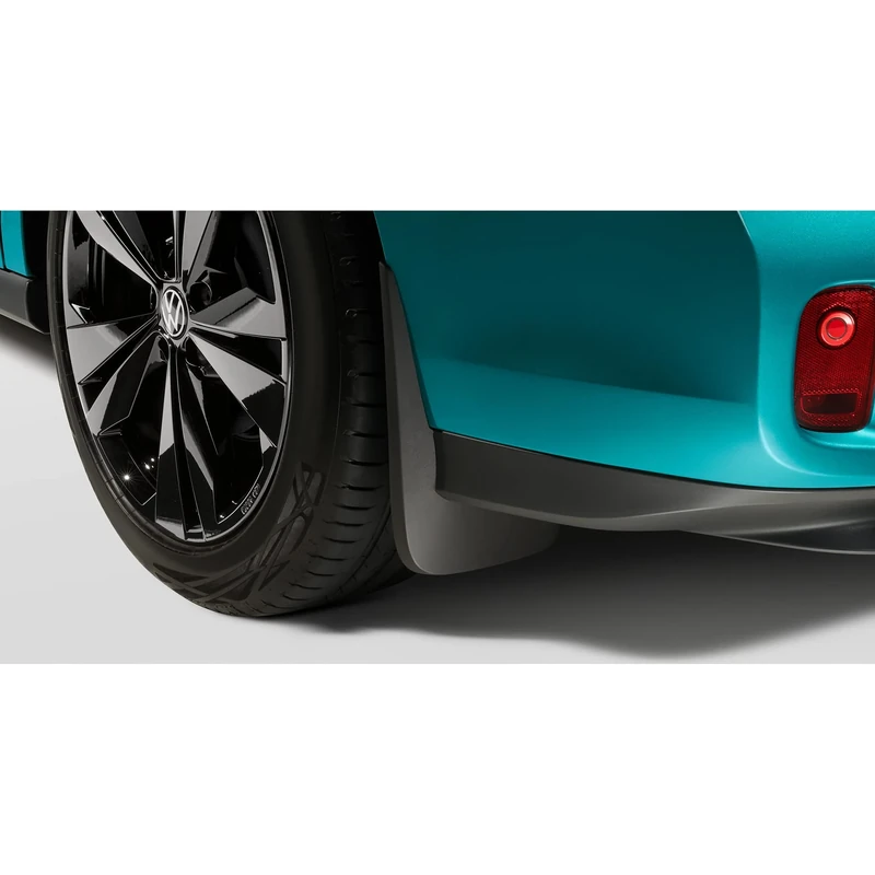 Volkswagen 1T3075101 Rear Mud Flaps Black Grained For Bumpers In Car Colour Only (PR Code 2JG)