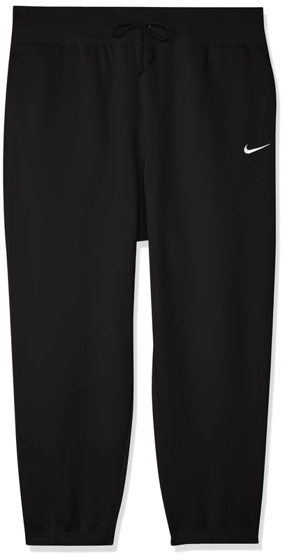 NIKE Women's W NSW PHNX FLC HR OS Pant PL, Black/sail, 50-52 Plus