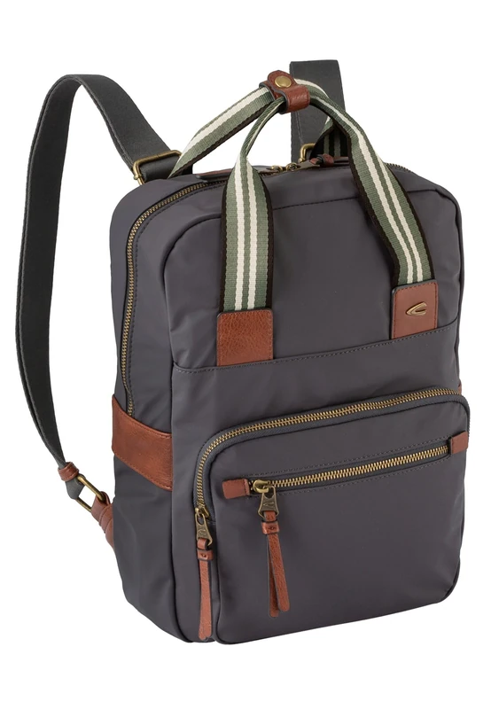 camel active Bari Women's Backpack, gray, 29x14x35, 004051