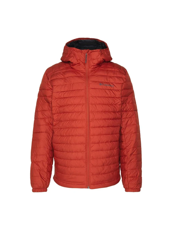 Columbia Men's Silver Falls Hooded Jacket, Hooded Puffer Jacket, Warp Red, Size S