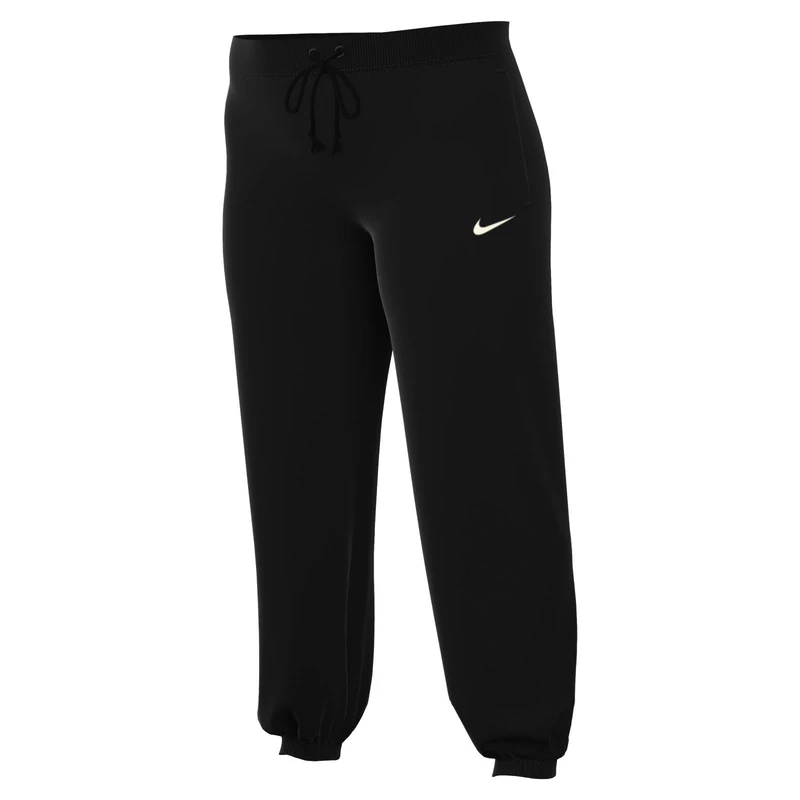 NIKE Women's W NSW PHNX FLC HR OS Pant PL, Black/sail, XXXL - Image 1