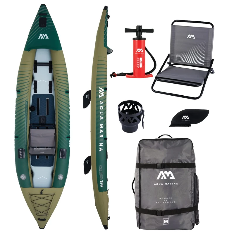Aqua Marina CALIBER 398 Angling Kayak - 13ft Fishing Boat - Image 1