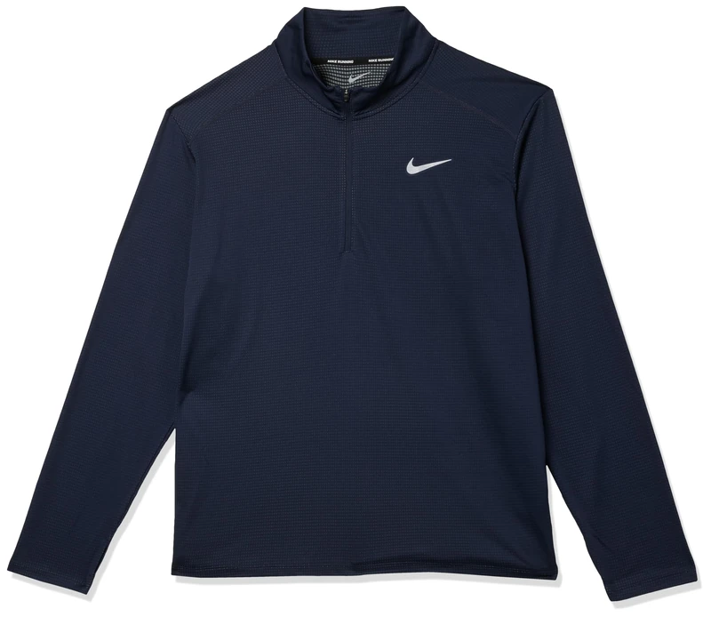 NIKE BV4755-452 M NK DF PACER TOP HZ Sweatshirt Men's OBSIDIAN/Iron Gray/Reflective Silv XL-T