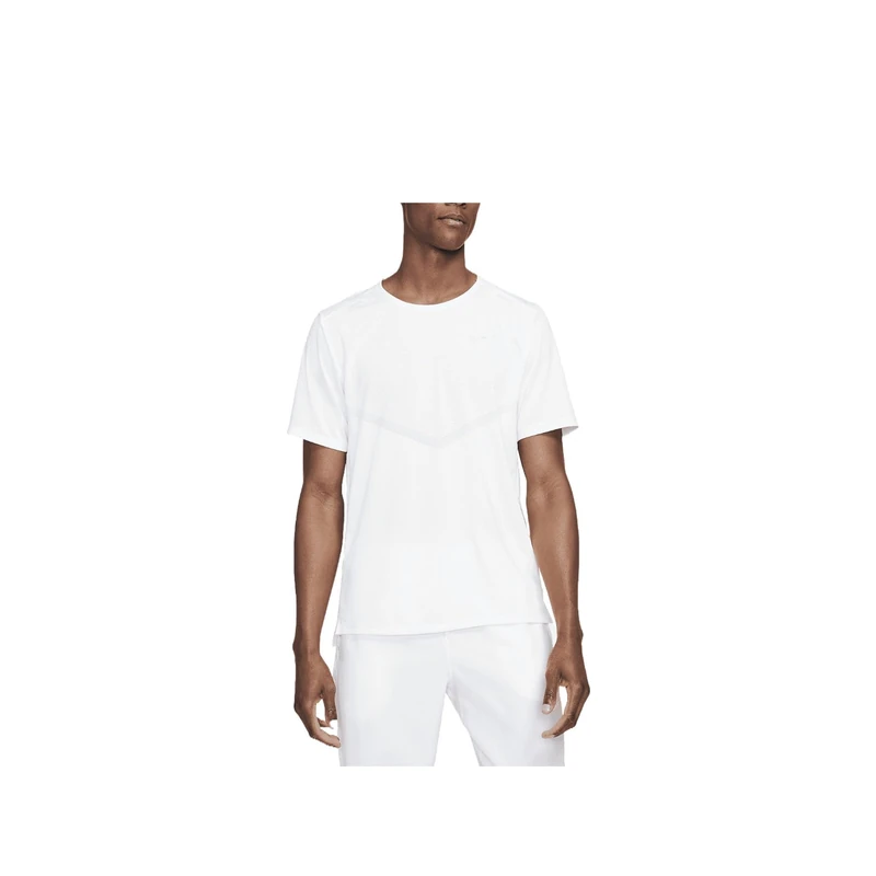 NIKE CZ9184-100 M NK DF RISE 365 SS Sweatshirt Men's White/Reflective Silv M-T - Image 1