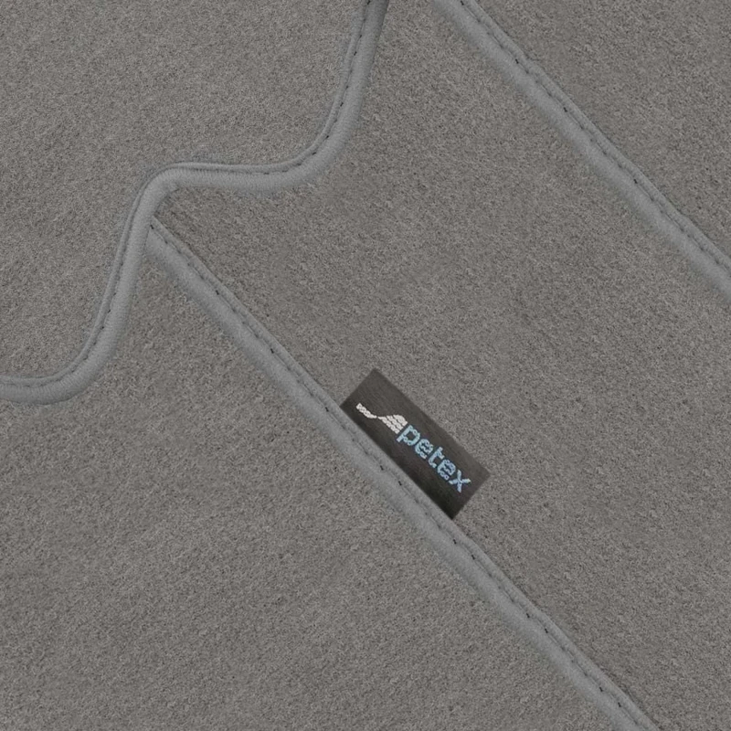 PETEX Planet Car Mat Premium Fit Front Grey 2-Piece Car Floor Mats Car Carpet