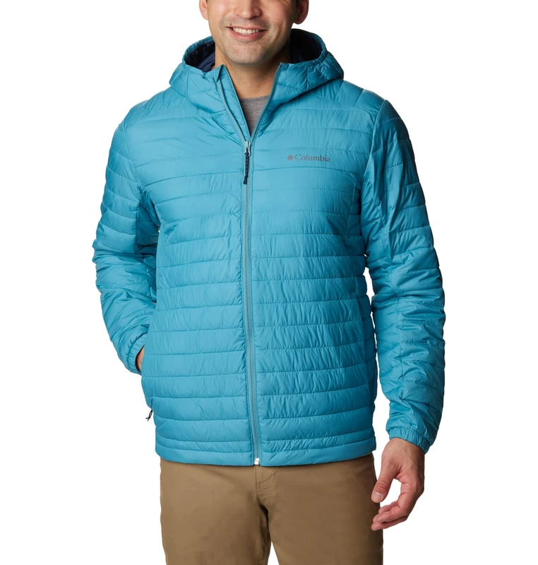 Columbia Men's Silver Falls Hooded Jacket, Hooded Puffer Jacket, Shasta, Size S