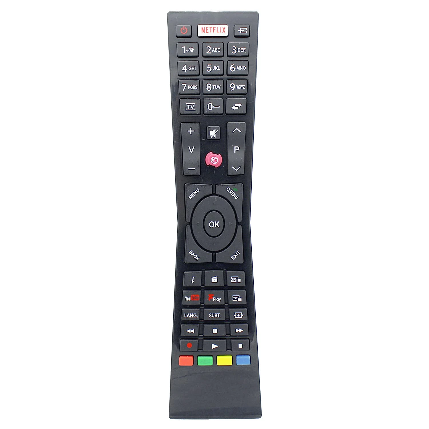 RM-C3231 Remote Control Replacement For JVC Smart 4K LED TV LT-43C862 LT43C870 LT-43C870 LT49C760 LT-49C760 LT49C770 LT-49C770 LT49C860 LT-49C860 LT49C862 LT-49C862 LT55C760 LT-55C760 LT55C860