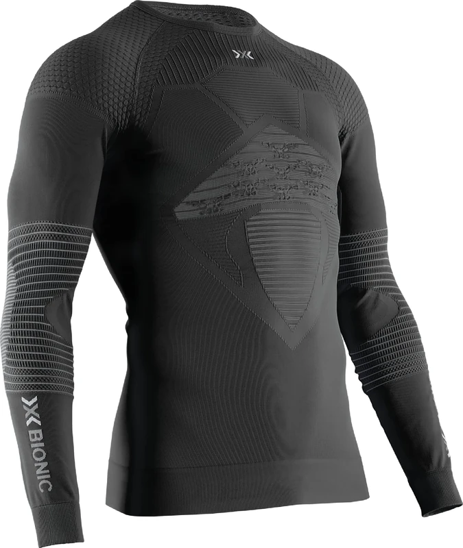 X-Bionic Womens Energizer 4.0 Long Sleeves Shirt, Anthracite/Pearl Grey, S EU