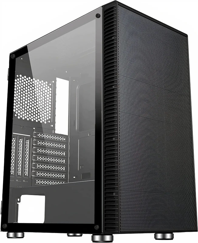 SaharaGaming P44 BLACK Mesh & Tempered glass case only