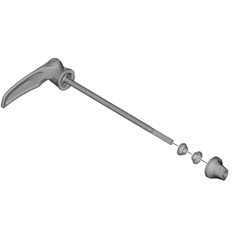 Shimano Spares WH-R9200-C50-TU-R complete quick release, 163 mm