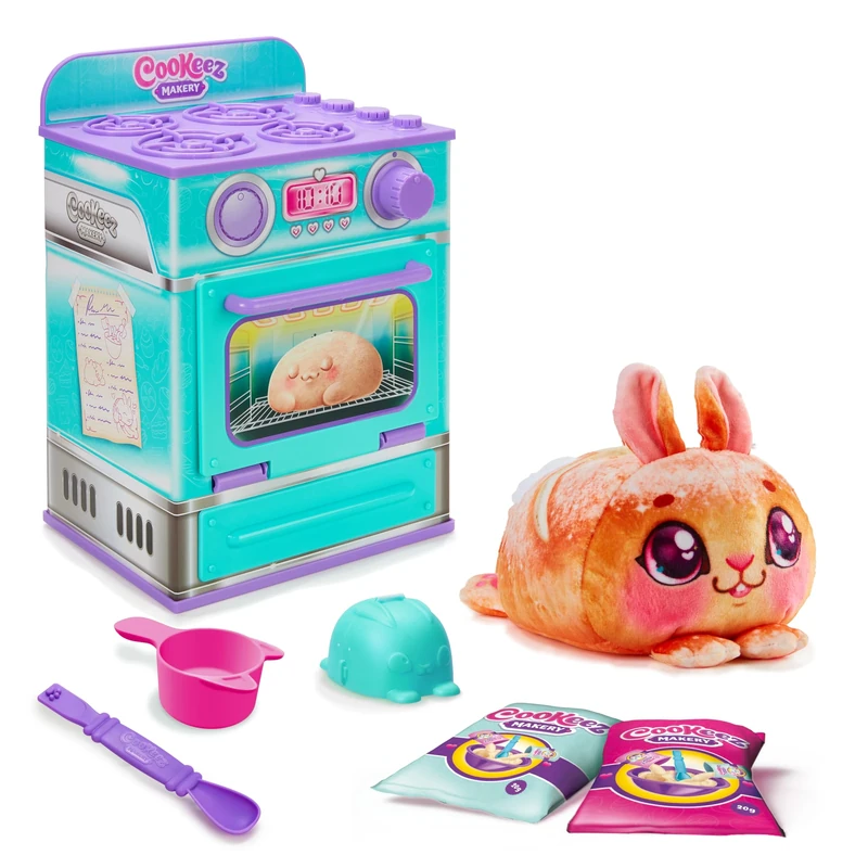COOKEEZ MAKERY Baked Treatz Oven, Mix & Make a plush best friend! Place your Dough In The Oven And Be Amazed When A Warm, Scented, Interactive, Comes Out! Which Surprise Bake Will You Make? - Image 1