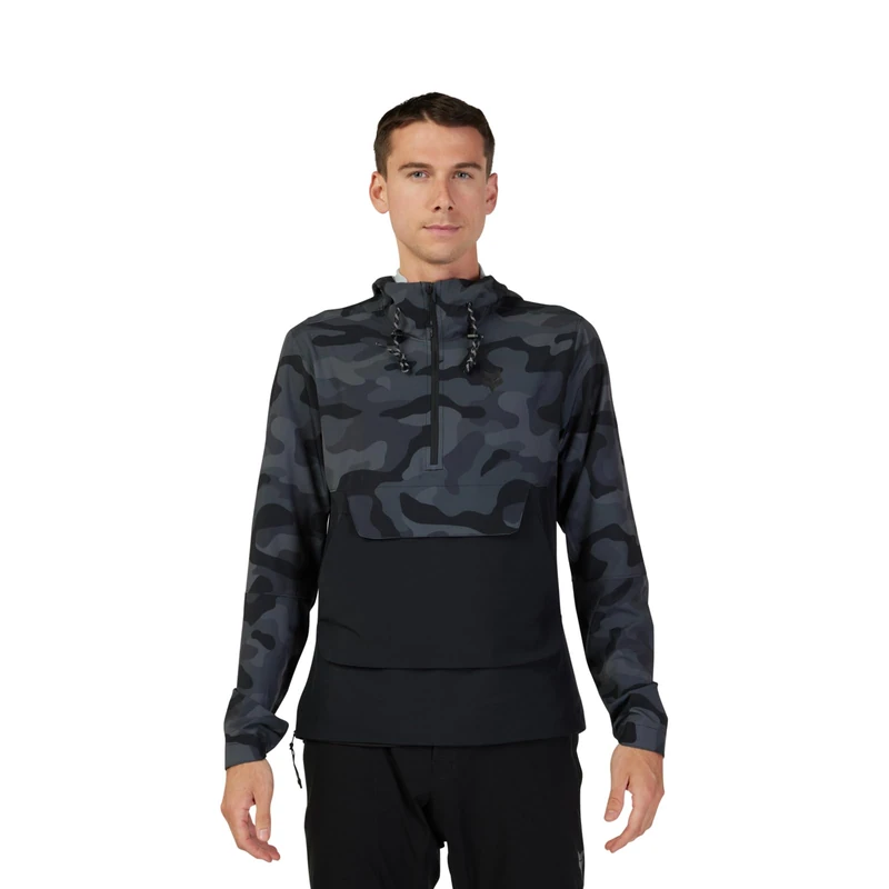 Fox Racing Ranger Wind Pullover, Men's, BLACK, S