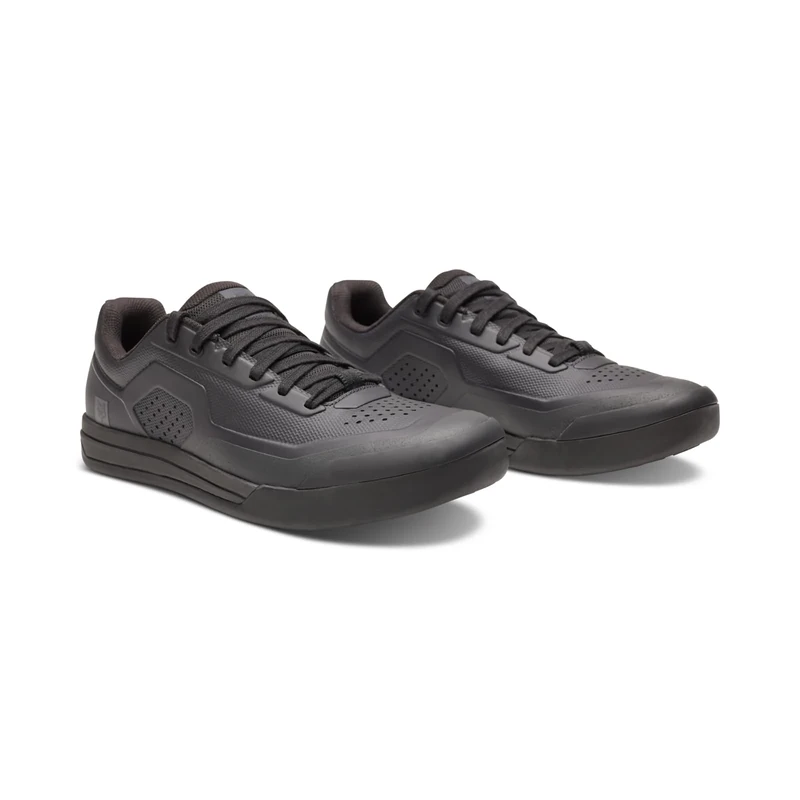Fox Racing Fox Union Flat Mountain Bike Shoes, Ultratac Rubber Sole, Molded Cap Protection, Lightweight EVA Midsole, Black, Size: 37