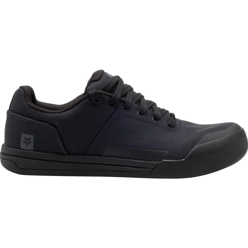 Fox Racing Fox Union Canvas Mountain Bike Shoes - Low Profile, EVA Midsole, Ultratac Rubber Sole, Toe Cap Protection, On/Off-Bike Comfort, Black, Size: 43.5