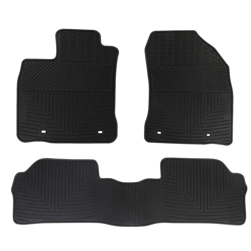 Matericuo Car Floor Mats Custom Fit for Lexus CT 200H 2011-2017 Black Rubber Auto Liner Mats All Weather Protection Heavy Duty Odorless