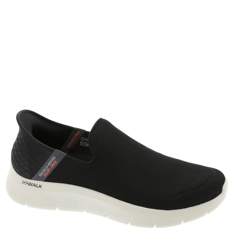 Skechers Men's Free Slip-ins: Go Walk Flex No Hands Sneaker, Grey Black, 7 UK