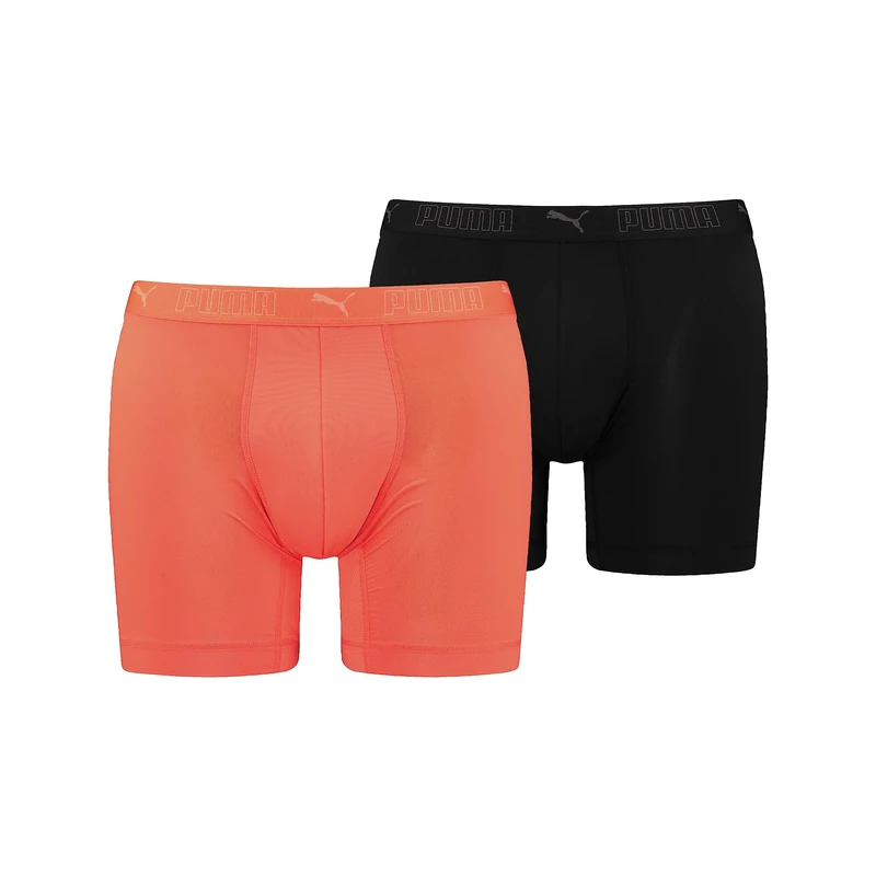 PUMA Sport Men's Microfibre Long Boxers Pack of 2