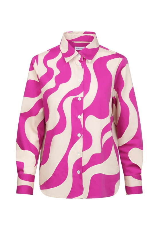 Seidensticker Women's Regular fit Long-Sleeved Blouse, Pink, 16