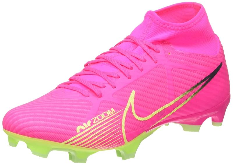 NIKE Men's Zoom Superfly 9 Academy Fg/Mg Soccer Shoe, Pink Blast Volt Gridiron, 10.5 UK