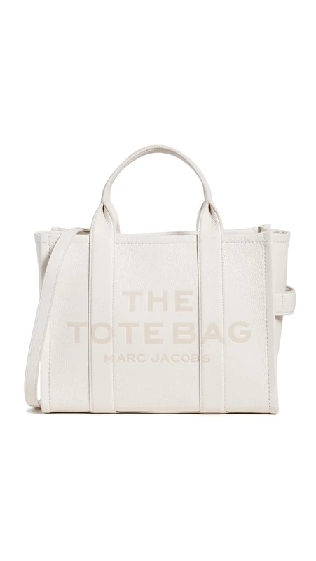 MARC JACOBS H004L01PF21-140 THE MEDIUM TOTE Bag Women's COTTON/SILVER Size ONE SIZE