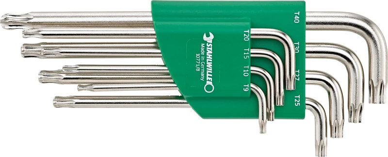 JUEGO DE LLAVES HEXAGONALES CABEZA ESFÉRICA TORX - 10771/8