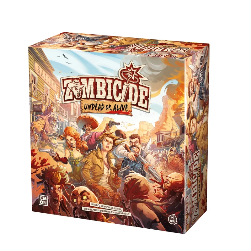 Asmodee - Zombicide: Undead or Alive - Collaborative Board Game, 1-6 Players, 14+ Years, Italian Edition