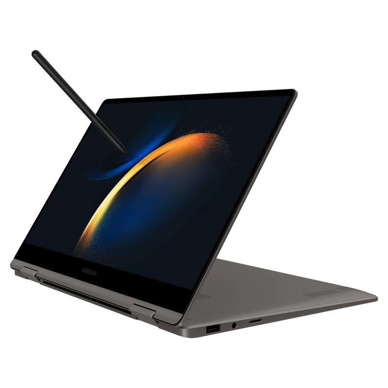 Samsung Galaxy Book3 360 Wi-Fi Laptop, 15.6 Inch, 13th gen Intel Core i5 Processor, 8GB RAM, 256GB Storage, Graphite - Official